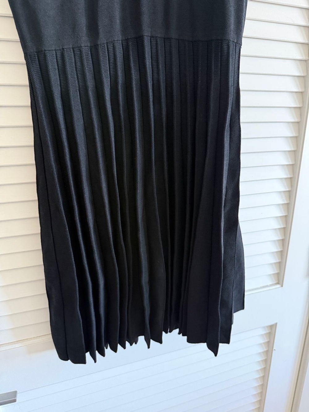 A New Day Women's Tennis Polo Collar Sleeveless Sweater Dress Black L - Picture 4 of 6